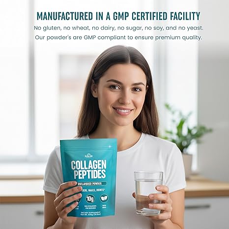 Collagen Peptides Powder Hydrolyzed Bovine - Unflavored (10.5oz)